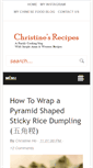 Mobile Screenshot of en.christinesrecipes.com